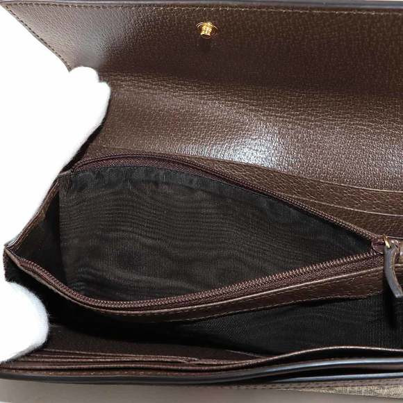 GUCCI Ophidia GG Continental Wallet Bi-fold Long Supreme Beige Brown 735430 - Picture 7 of 9